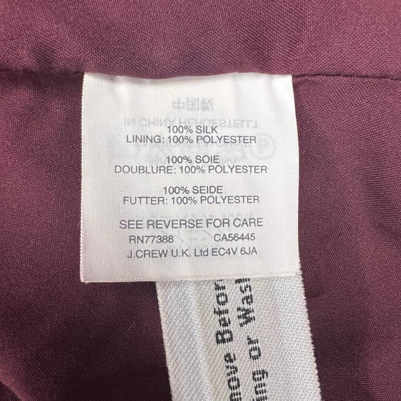 NWT MADEWELL 100% SILK Vneck Short Sleeve Flutter Hem Lined Dress Stars 12 - Picture 13 of 15